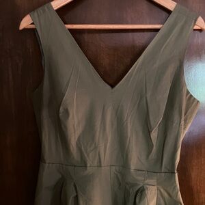 J crew jumpsuit size medium- olive green color